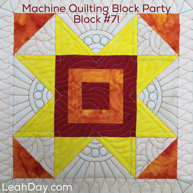 Learn how to quilt this Cabin Fever Block in a free video tutorial with Leah Day